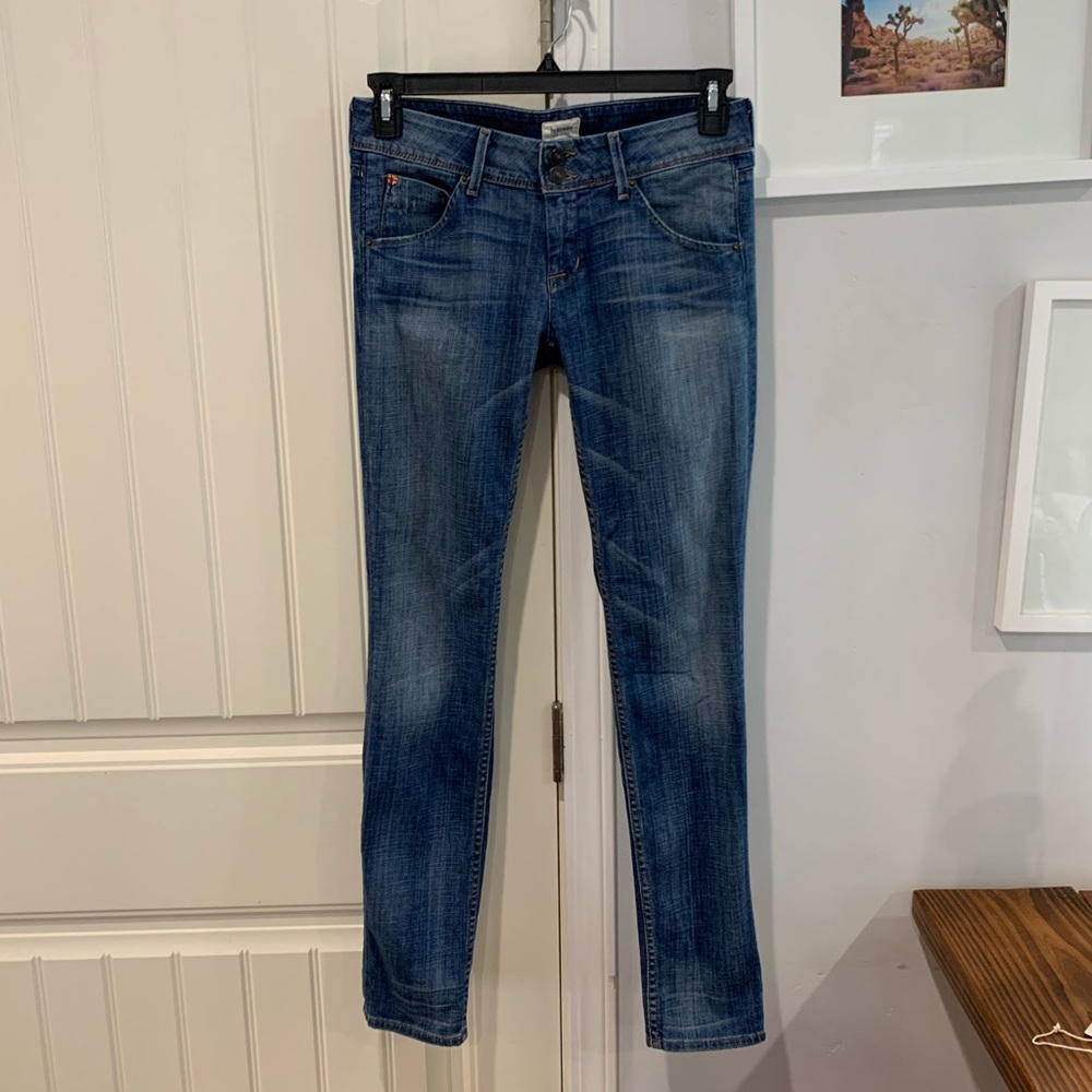 Hudson skinny jeans medium wash #W422DSX size 28